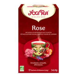 Yogi Tea rose 17 sachets d'infusion