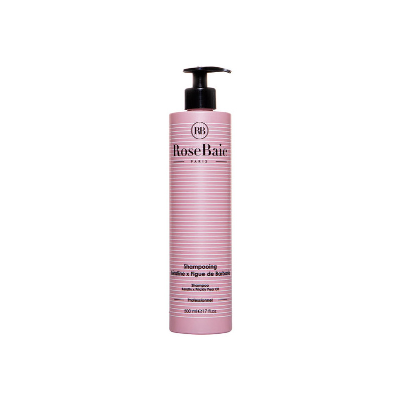 Rosebaie shampoing à la kératine et à l’huile de figue de barbarie 500ml Rosebaie shampoing à la kératine et à l’huile de figue de barbarie 500ml