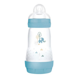 MAM Start Easy Biberon Océan anti-colique débit 2 + 260ml + Tétine plate