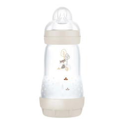 MAM Start Easy Biberon Sable anti-colique débit 2 - 260ml + Tétine plate
