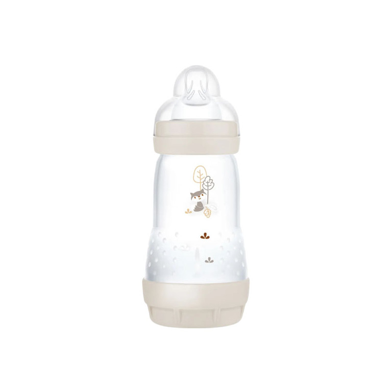 MAM Start Easy Biberon Sable anti-colique débit 2 - 260ml + Tétine plate MAM Start Easy Biberon Sable anti-colique débit 2 - 260ml + Tétine plate