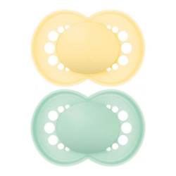 MAM Original Sucettes orthodontiques 6+ mois non imprimées lot de 2