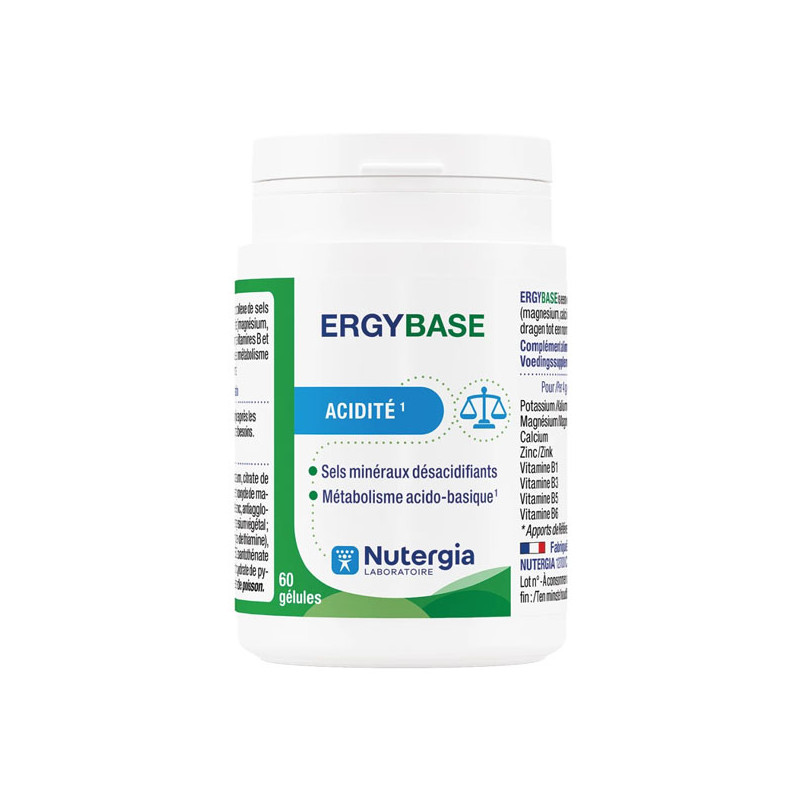 Nutergia Ergybase 60 gélules Nutergia Ergybase 60 gélules