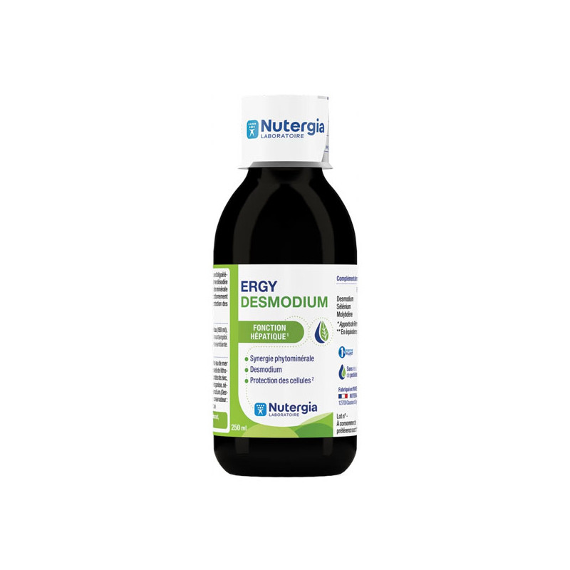 Nutergia Ergy Desmodium Fonction hépatique 250ml Nutergia Ergy Desmodium Fonction hépatique 250ml