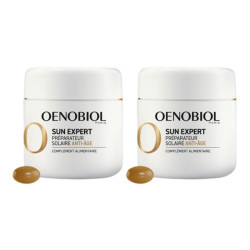 Oenobiol Sun Expert Préparateur solaire anti-âge lot de 2 x 30 capsules