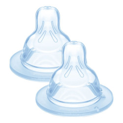 MAM Tétine silicone débit 1 lot de 2