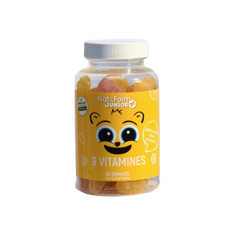 Nat&form Junior + 9 Vitamines 60 Gummies