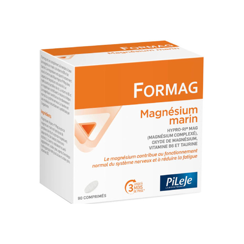 Pileje Formag Magnésium marin 90 comprimés Pileje Formag Magnésium marin 90 comprimés