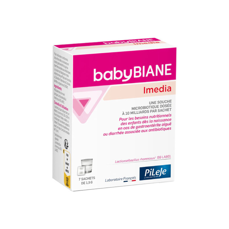 Pileje Babybiane Imedia 7 sachets de 1.5gr Pileje Babybiane Imedia 7 sachets de 1.5gr