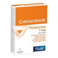Pileje Chronobiane Mélatonine 1mg 30 comprimés sécables