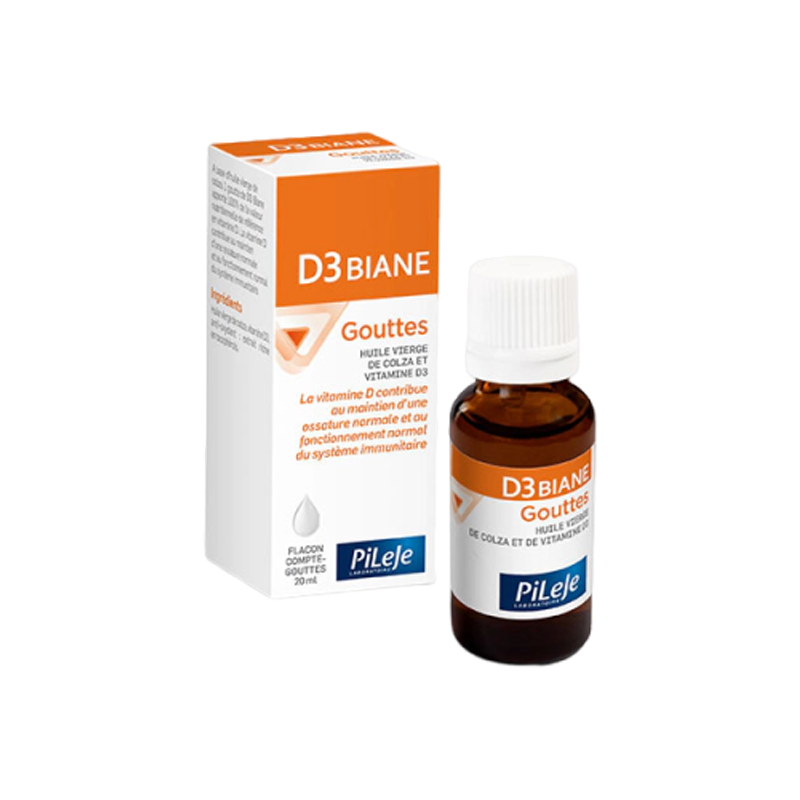 Pileje D3 Biane Gouttes Vitamine 20ml