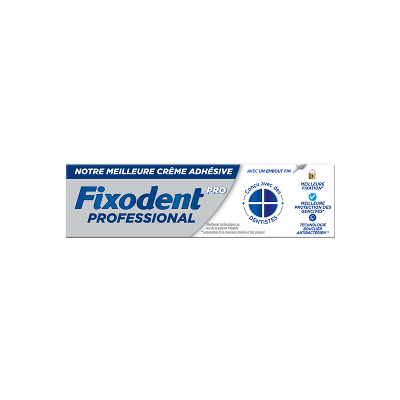 Fixodent Pro professional Crème adhésive 40gr Fixodent Pro professional Crème adhésive 40gr