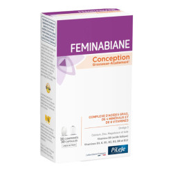 Pileje Feminabiane Conception 30 comprimés + 30 capsules