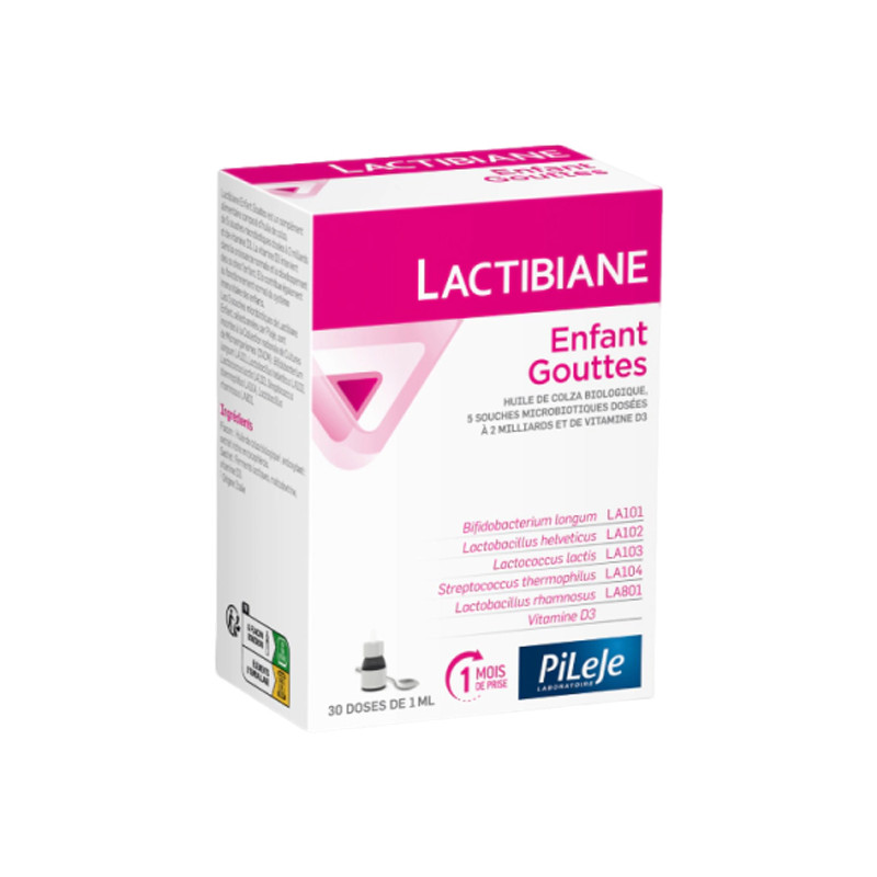 Pileje Lactibiane Enfant gouttes 30ml Pileje Lactibiane Enfant gouttes 30ml