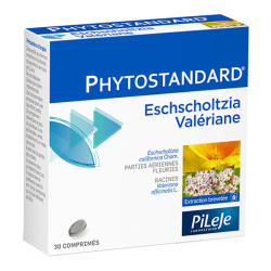 Pileje Phytostandard Eschscholtzia Valériane 30 comprimés