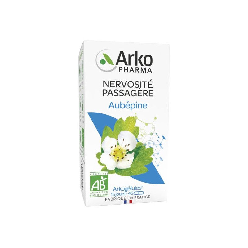 Arkopharma Arkogélules Aubépine bio 45 gélules Arkopharma Arkogélules Aubépine bio 45 gélules