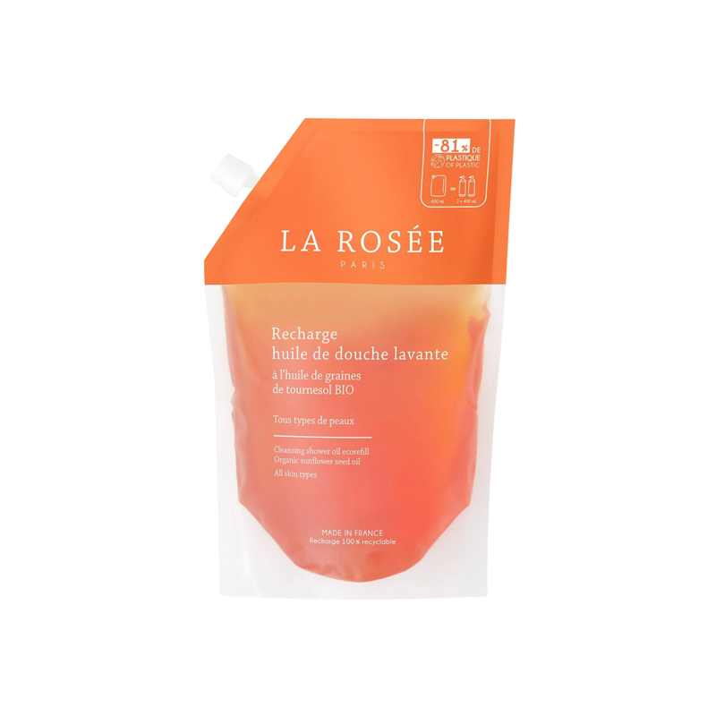 La Rosée Recharge Huile de douche lavante 800ml La Rosée Recharge Huile de douche lavante 800ml