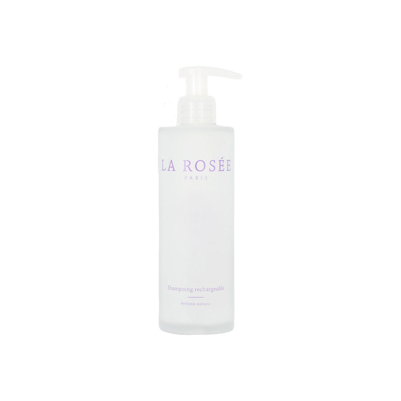 La Rosée Flacon de shampoing en verre rechargeable 200ml La Rosée Flacon de shampoing en verre rechargeable 200ml