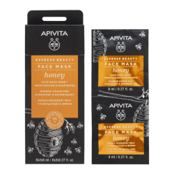 Apivita Express Beauty Masque visage miel lot de 2x8ml