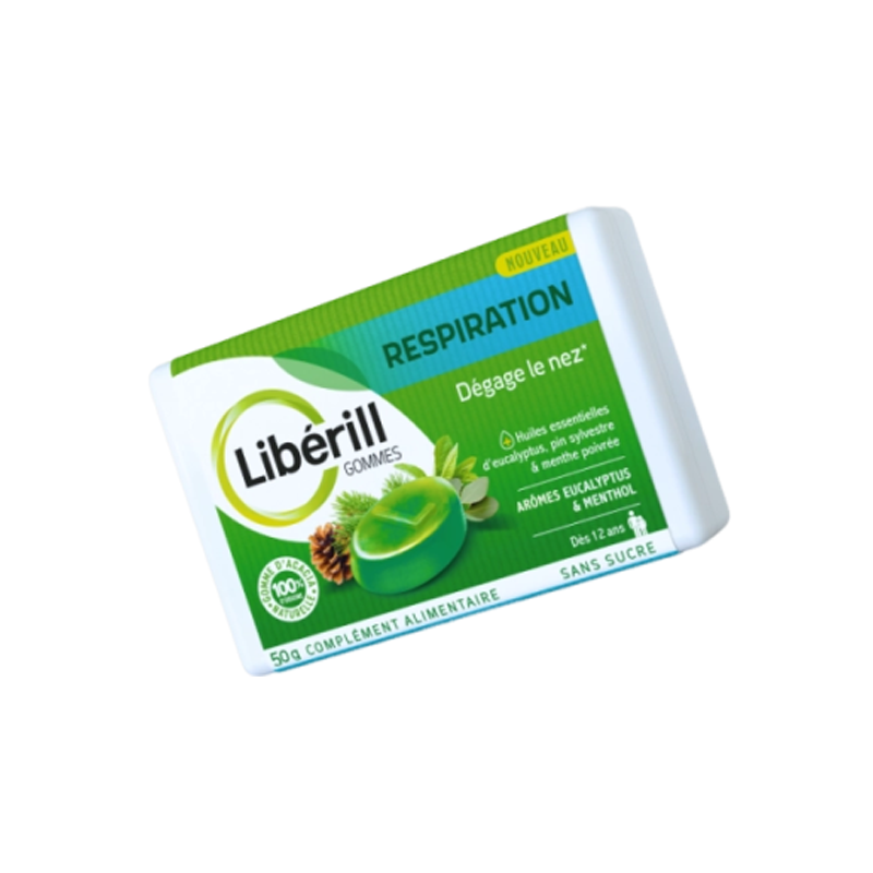 Libérill Gommes respiration 50gr Libérill Gommes respiration 50gr