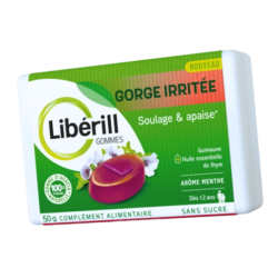 Libérill Gommes gorge irritée 50gr