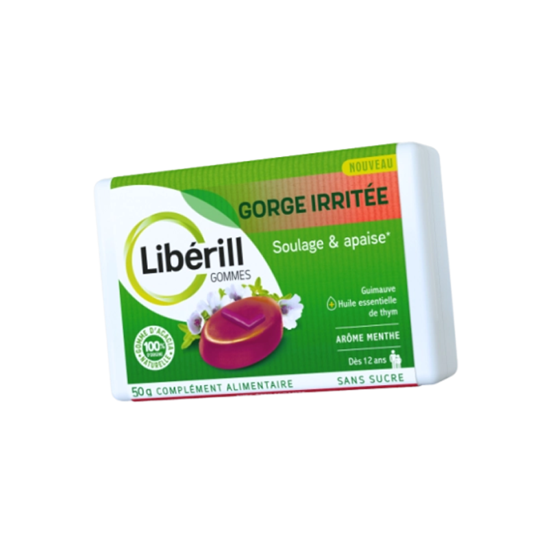 Libérill Gommes gorge irritée 50gr Libérill Gommes gorge irritée 50gr