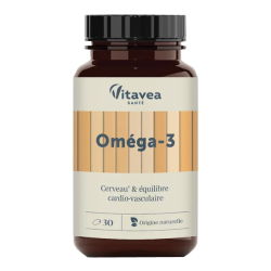 Vitavea Santé Oméga-3 Cerveau & équilibre cardio-vasculaire 30 capsules