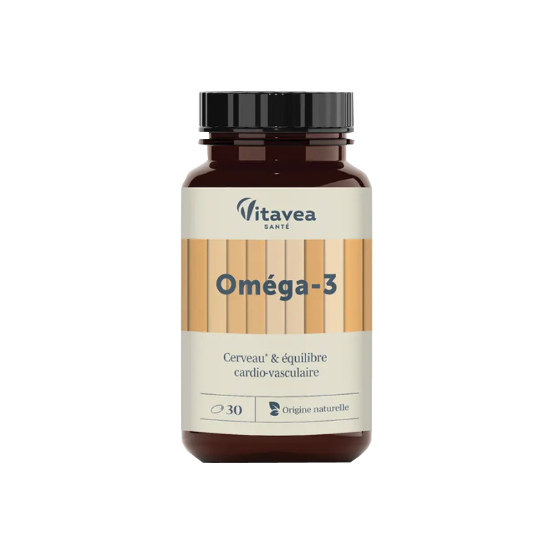 Vitavea Santé Oméga-3 Cerveau & équilibre cardio-vasculaire 30 capsules Vitavea Santé Oméga-3 Cerveau & équilibre cardio-vasculaire 30 capsules
