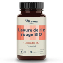 Vitavea Santé Levure de Riz Rouge Coriandre Bio 30 gélules