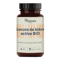 Vitavea Santé Levure de Bière Active Beauté des cheveux & ongles Bio 45 gélules