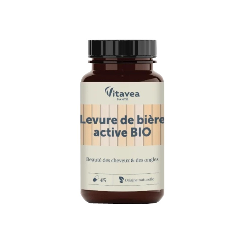 Vitavea Santé Levure de Bière Active Beauté des cheveux & ongles Bio 45 gélules Vitavea Santé Levure de Bière Active Beauté des cheveux & ongles Bio 45 gélules
