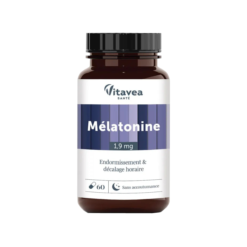 Vitavea Santé Mélatonine Endormissement & décalage horaire 60 gélules Vitavea Santé Mélatonine Endormissement & décalage horaire 60 gélules