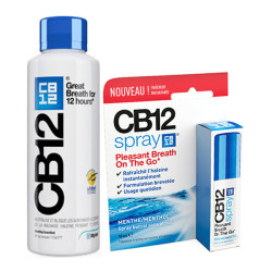 CB 12 Bain de Bouche 500ml + Spray Buccal 15ml