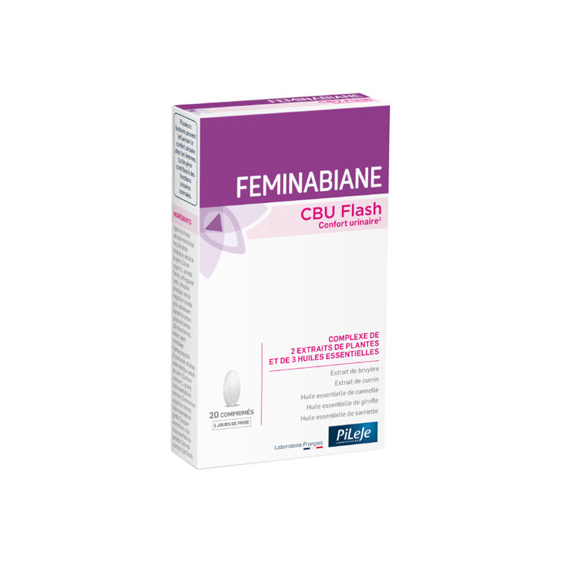 Pileje Feminabiane CBU Flash 20 comprimés Pileje Feminabiane CBU Flash 20 comprimés