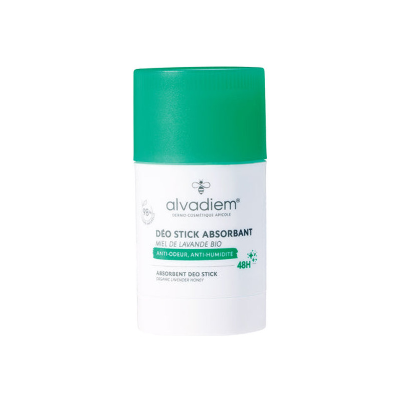Alvadiem Déo Stick absorbant 48h au miel de lavande bio 50gr Alvadiem Déo Stick absorbant 48h au miel de lavande bio 50gr