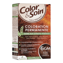 Color & Soin Coloration Permanente 6GM blond foncé cannelle 135ml