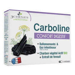 3 Chênes Carboline Confort Digestif 30 gélules