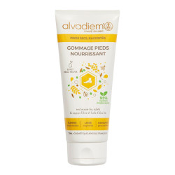 Alvadiem Gommage pieds nourrissant au miel d'acacia bio 75ml