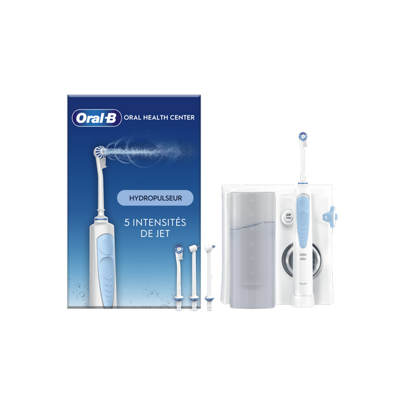 Oral-B Health Center Hydropulseur 2 canules Oxyjet 2 canules water jet