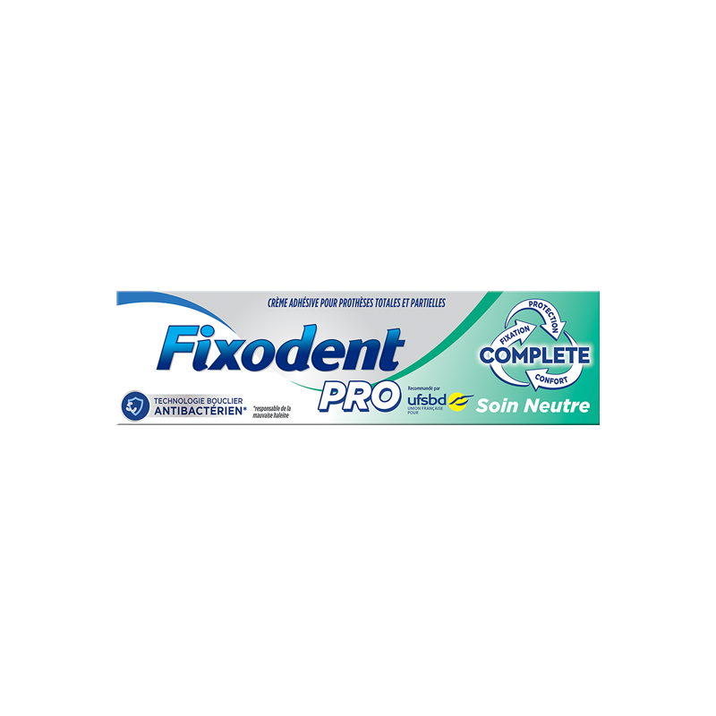 Fixodent Pro Complete soin neutre 47gr Fixodent Pro Complete soin neutre 47gr