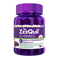 ZzzQuil Sommeil mangue banane 30 gommes