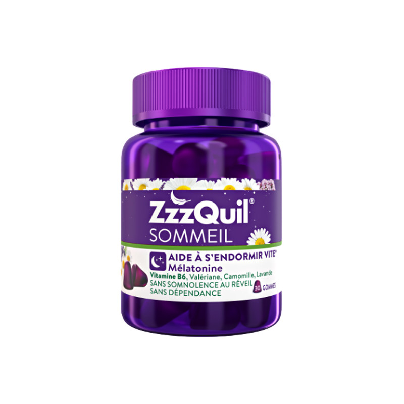 ZzzQuil Sommeil mangue banane 30 gommes ZzzQuil Sommeil mangue banane 30 gommes