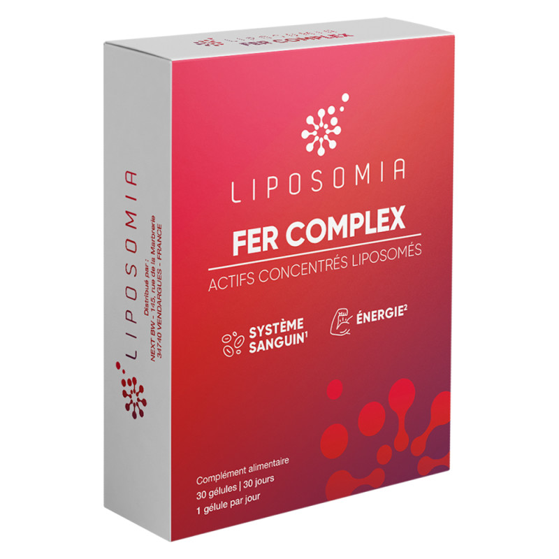 Prescription Nature Fer Complex Liposomia 30 gélules