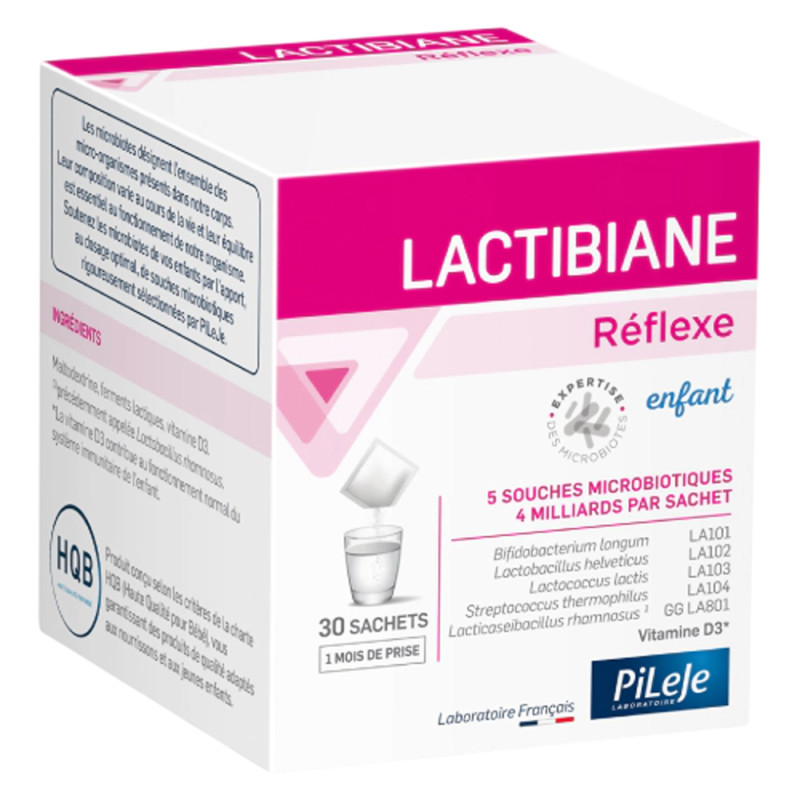 Pileje Lactibiane Réflexe enfant 30 sachets de 1gr Pileje Lactibiane Réflexe enfant 30 sachets de 1gr