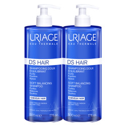 Uriage DS Hair Shampooing doux équilibrant lot de 2 x 500ml