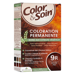 Les 3 Chênes color & soin coloration rouge feu 9R 135ml