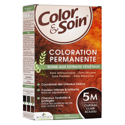 Les 3 Chênes color & soin coloration châtain clair acajou 5M 135ml