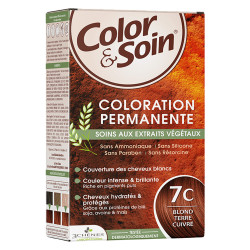 Les 3 chênes color & soin 7C blond terre cuivre 135ml