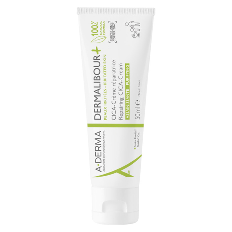 A-Derma Dermalibour+ Cica-Crème réparatrice assainissante 50ml A-Derma Dermalibour+ Cica-Crème réparatrice assainissante 50ml