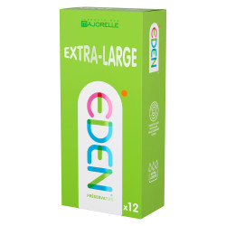 Eden Extra-Large Préservatifs fins taille XL boîte de 12